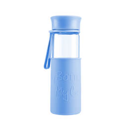 Bình nước thủy tinh chịu nhiệt Lock&Lock có vỏ bọc silicone 500ml LLG673MB